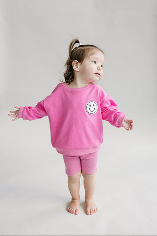 Biker Shorts Set | Pink
