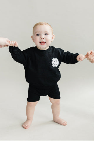 Biker Shorts Set | Black