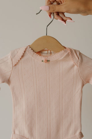 Long Sleeve Snapsuit | Ballerina