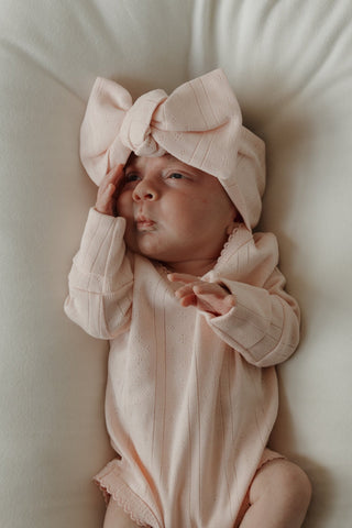 Pointelle Head Wrap | Ballerina