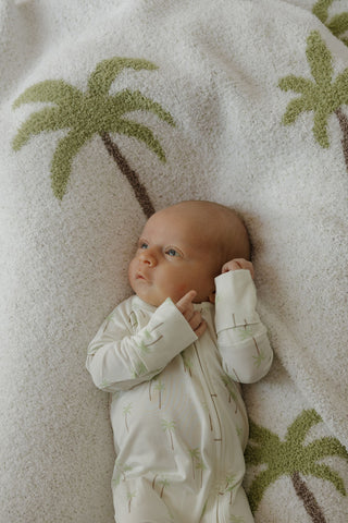 Bamboo Zip Pajamas | Palm