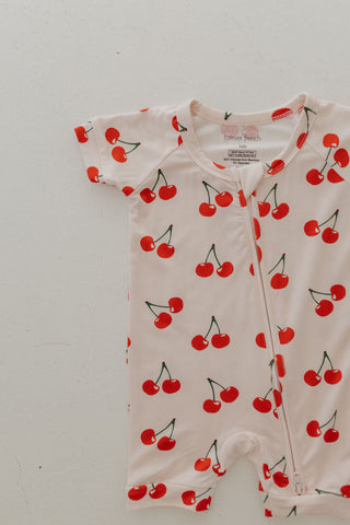 Bamboo Zip Shortie | Cherry Orchard