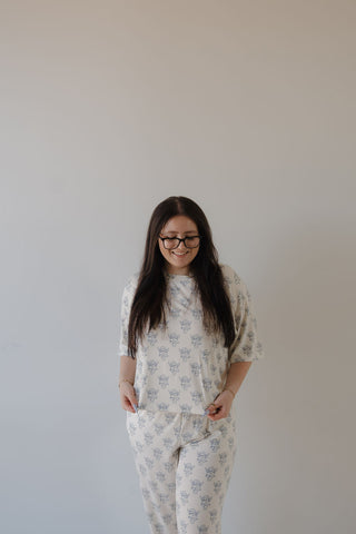 Women's Boxy Tee Lounge Set | ff Los Angeles