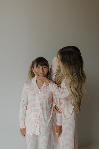 Girl’s Bamboo Button Up Lounge Set | Giselle