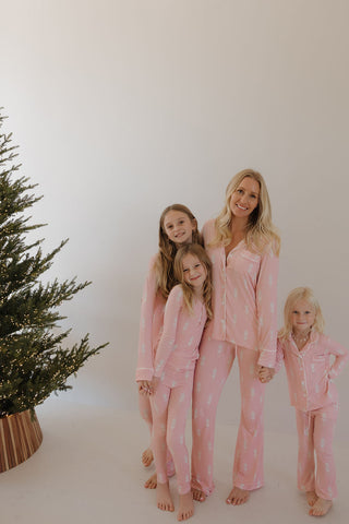 Women's Bamboo Button Up Lounge Set | Nutcracker