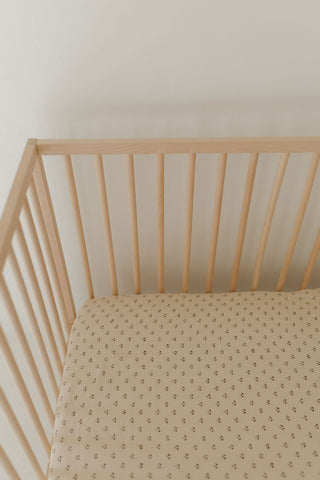 Muslin Crib Sheet | Flora