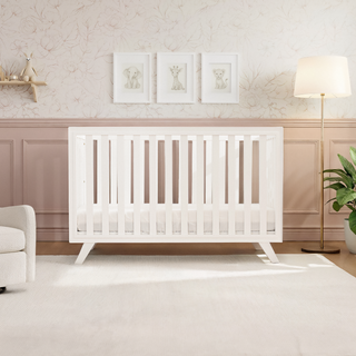 Baby Crib for 0 to 3 Years - All White
