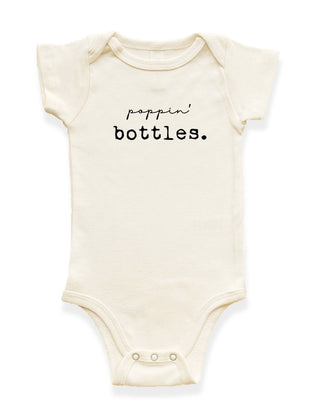 Poppin' Bottles Organic Cotton Baby Bodysuit