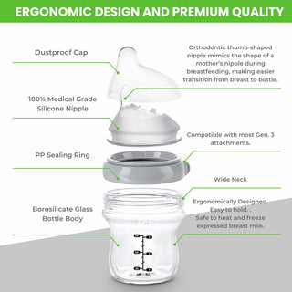 Haakaa Gen 3 Silicone Orthodontic Anti-Colic Nipple 2 PK