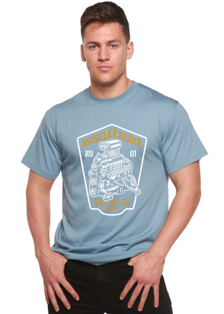 Muscle Engine Spun Bamboo® Men's Bamboo Viscose/Organic Cotton Short Sleeve Graphic T-Shirt