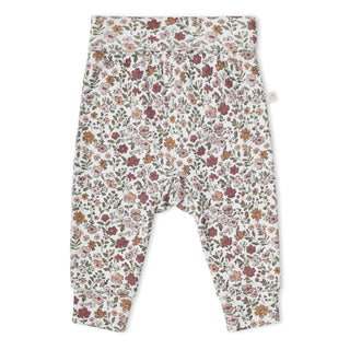 Organic Bodysuit & Foldover Pants Set - Woodland Sprig