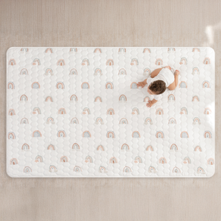 Play Mat with Non-Slip Bottom - Rainbow