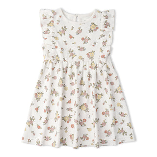 Organic Flutter Dress - Meadow