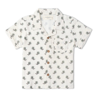 Organic Shirt & Shorts Set - Poppy