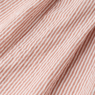 Organic Shirt & Shorts Set - Coral Stripes