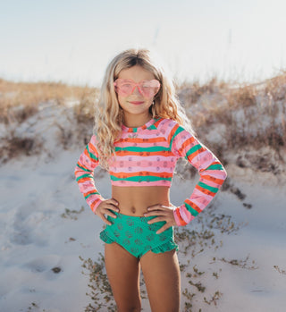 Cleo Green 2 Piece Swimsuit