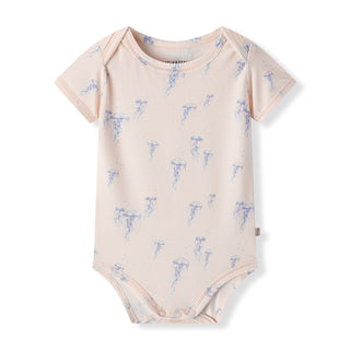 Sunset Jellyfish Cotton Stretch Short Sleeve One Piece