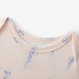 Sunset Jellyfish Cotton Stretch Short Sleeve One Piece