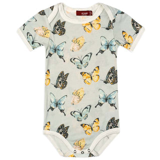 Butterfly Bamboo Short Sleeve One Piece