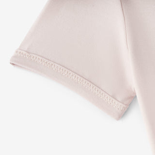 Sepia Rose Luxe Solid Short Sleeve One Piece