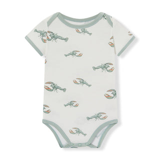 Mint Lobster Luxe Stretch Short Sleeve One Piece