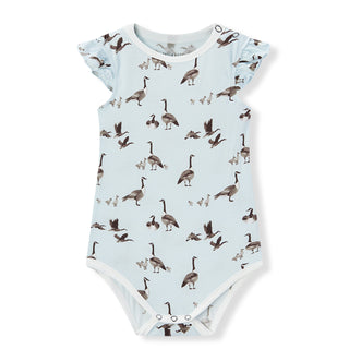 Goose Luxe Stretch Ruffle One Piece