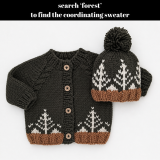 Forest Knit Beanie Hat Loden Baby & Kids