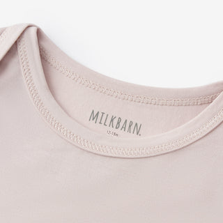 Sepia Rose Luxe Solid Long Sleeve One Piece