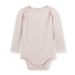 Sepia Rose Luxe Solid Long Sleeve One Piece