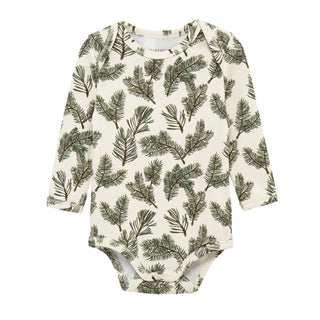 Pine Brushed Long Sleeve One Piece