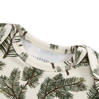 Pine Brushed Long Sleeve One Piece