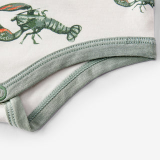 Mint Lobster Luxe Stretch Long Sleeve One Piece