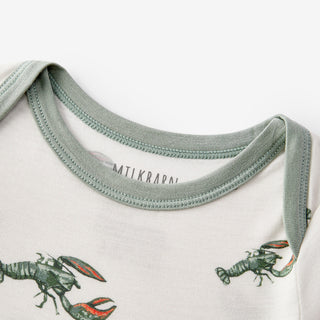 Mint Lobster Luxe Stretch Long Sleeve One Piece