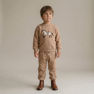 Organic Fleece Sweatshirt - Horse