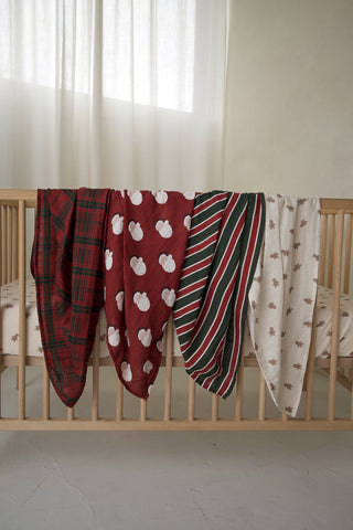 Muslin Swaddle | Vintage Santa
