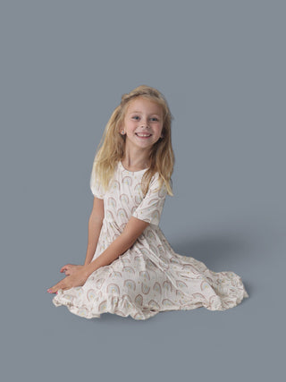 EXCLUSIVE RALEIGH'S RAINBOWS DREAM RUFFLE DRESS