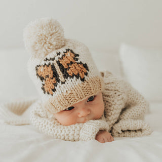 Butterfly Hand Knit Beanie Hat Baby & Kids
