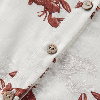 Cream Lobster Tank Top Shortall