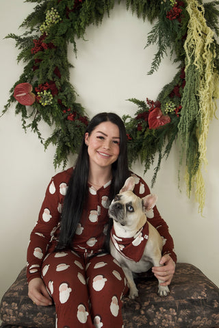 Bamboo Bandana | Vintage Santa