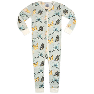 Butterfly Bamboo Zipper Pajama