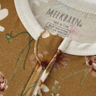 Wildflower Luxe Stretch Zipper Pajama