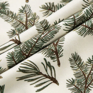 Pine Brushed Zipper Pajama