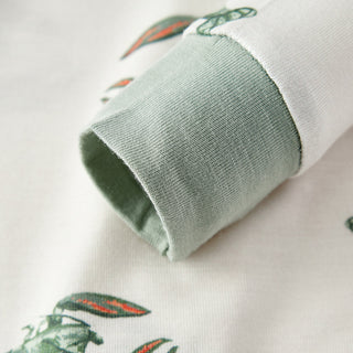 Mint Lobster Luxe Stretch Zipper Pajama