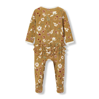 Wildflower Luxe Stretch Ruffle Footed Romper