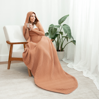 Adult Muslin Hooded Towel by Comfy Cubs