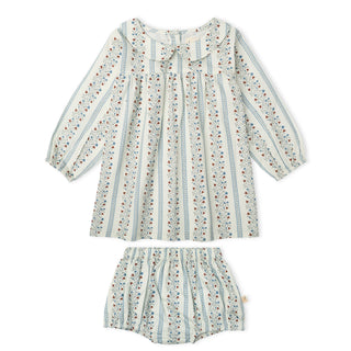 Organic Peter Pan Collar Dress - Vine Trail