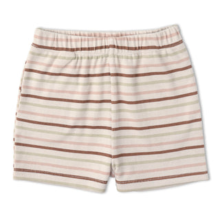Organic Tank Top & Shorts Set - Terra Stripes