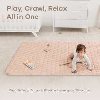 Play Mat with Non-Slip Bottom - Blush