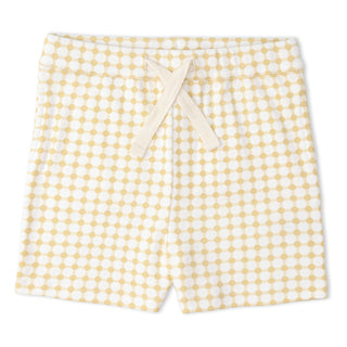 Organic Collar Tee & Shorts Set - Dotty Gingham