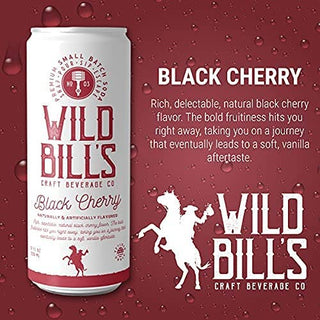 Black Cherry - Premium Cane Sugar Soda Can